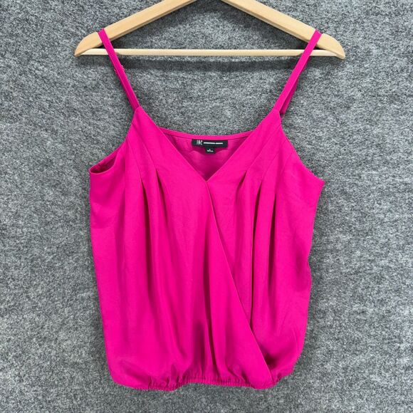 INC International Concepts Blouse Women S Small Pink V-Neck Sleeveless Casual - Picture 1 of 7